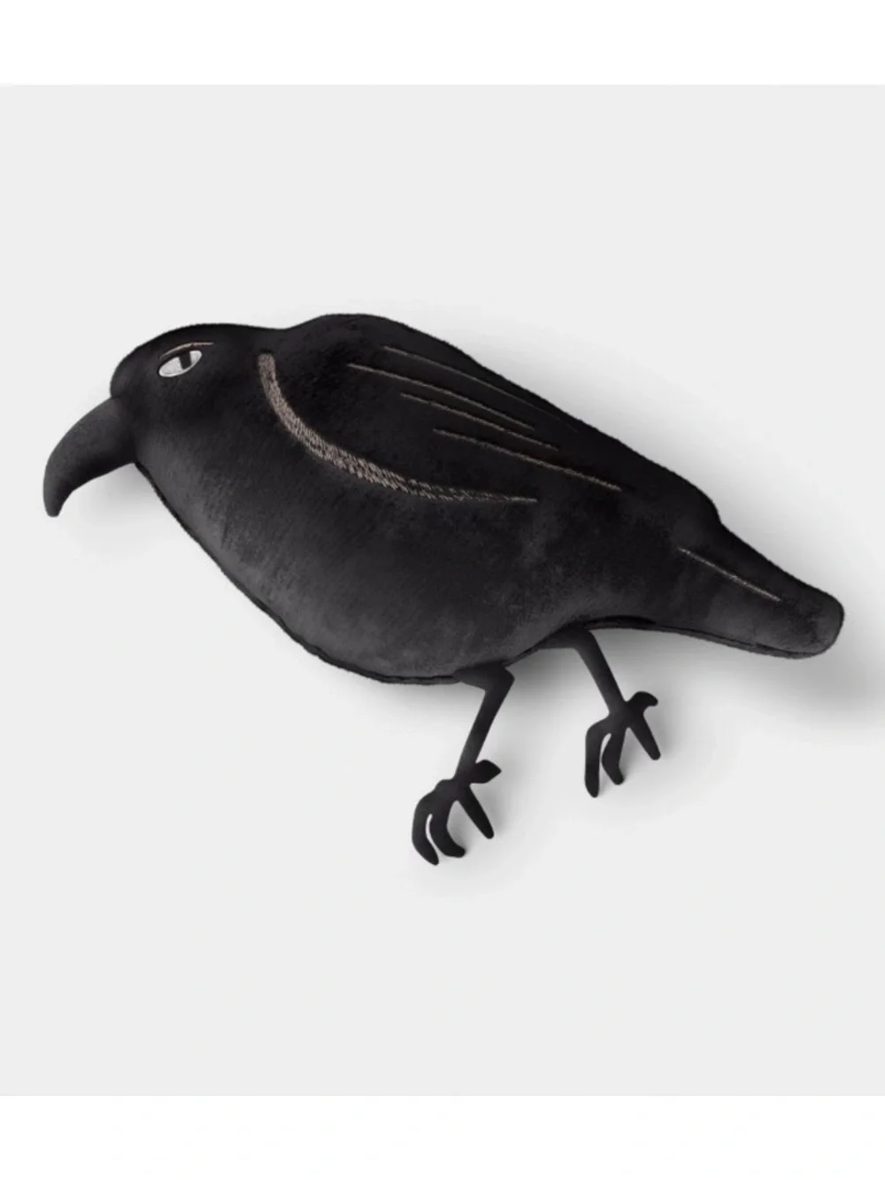 Raven Shaped Throw Pillow Black - Hyde and EEK!